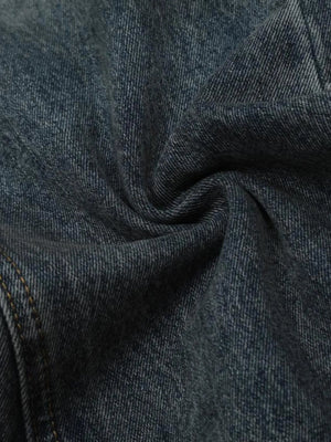 IREP Stealth Wealth Men's Washed Distressed Wide-Leg Zlec Jeans Trendsi 
