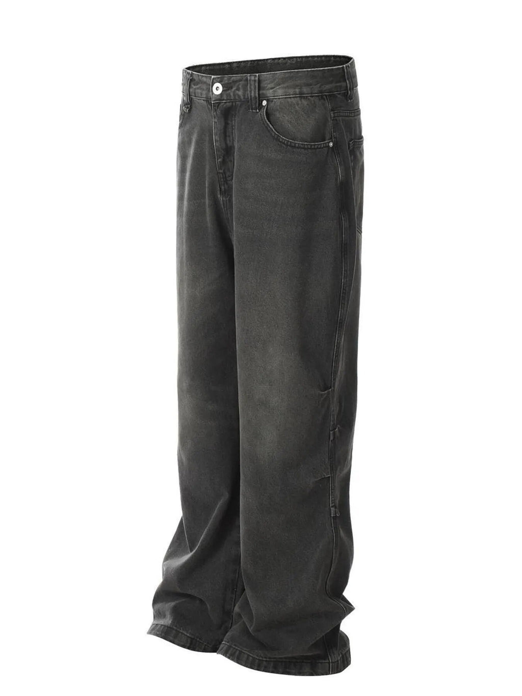 IREP Stealth Wealth Men's Washed Wide-Leg Baggy Jeans iRepBrand