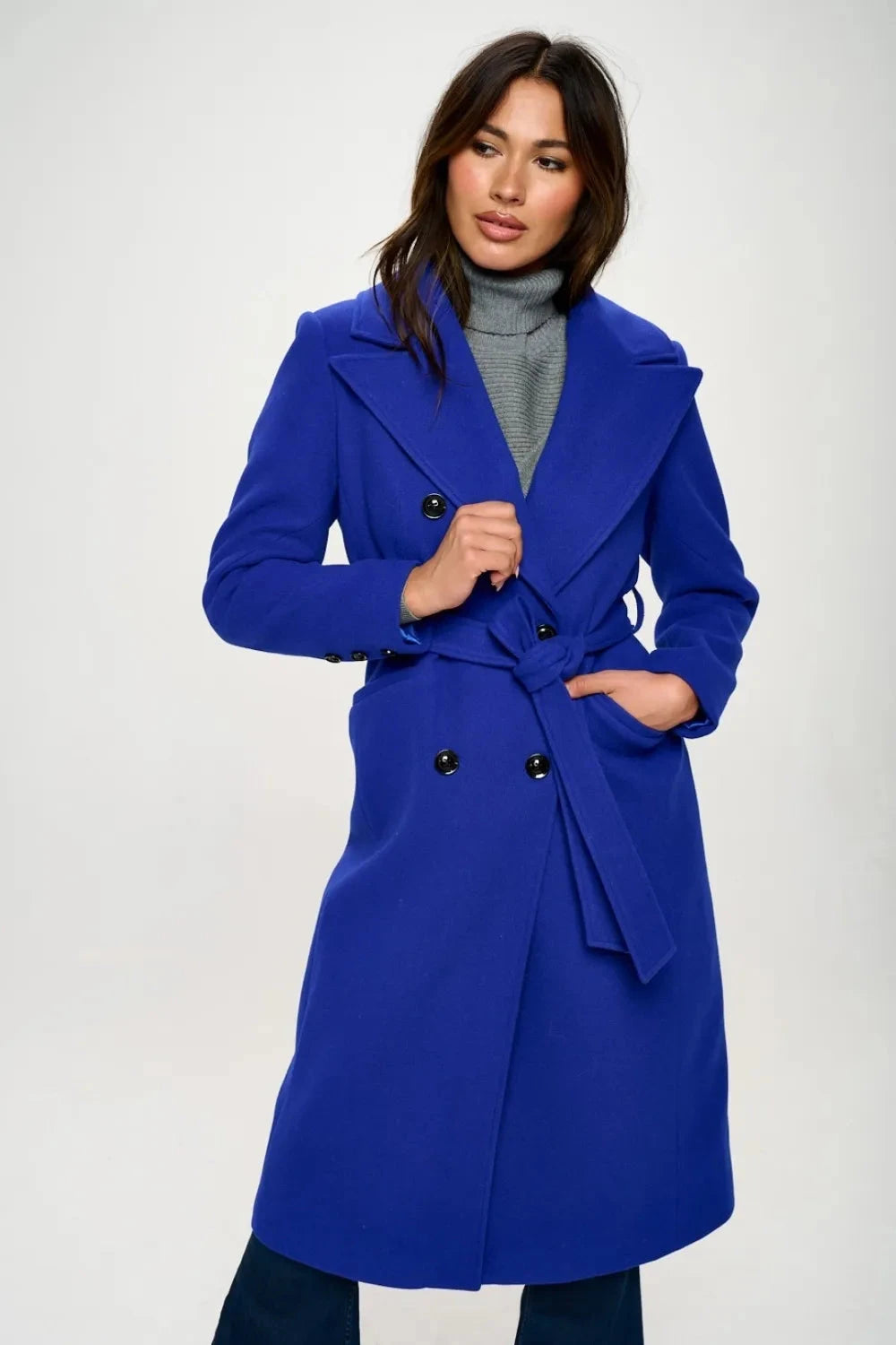 IREP Stealth Wealth Nikitta Double-Breasted Longline Coat Jacket iRepBrand