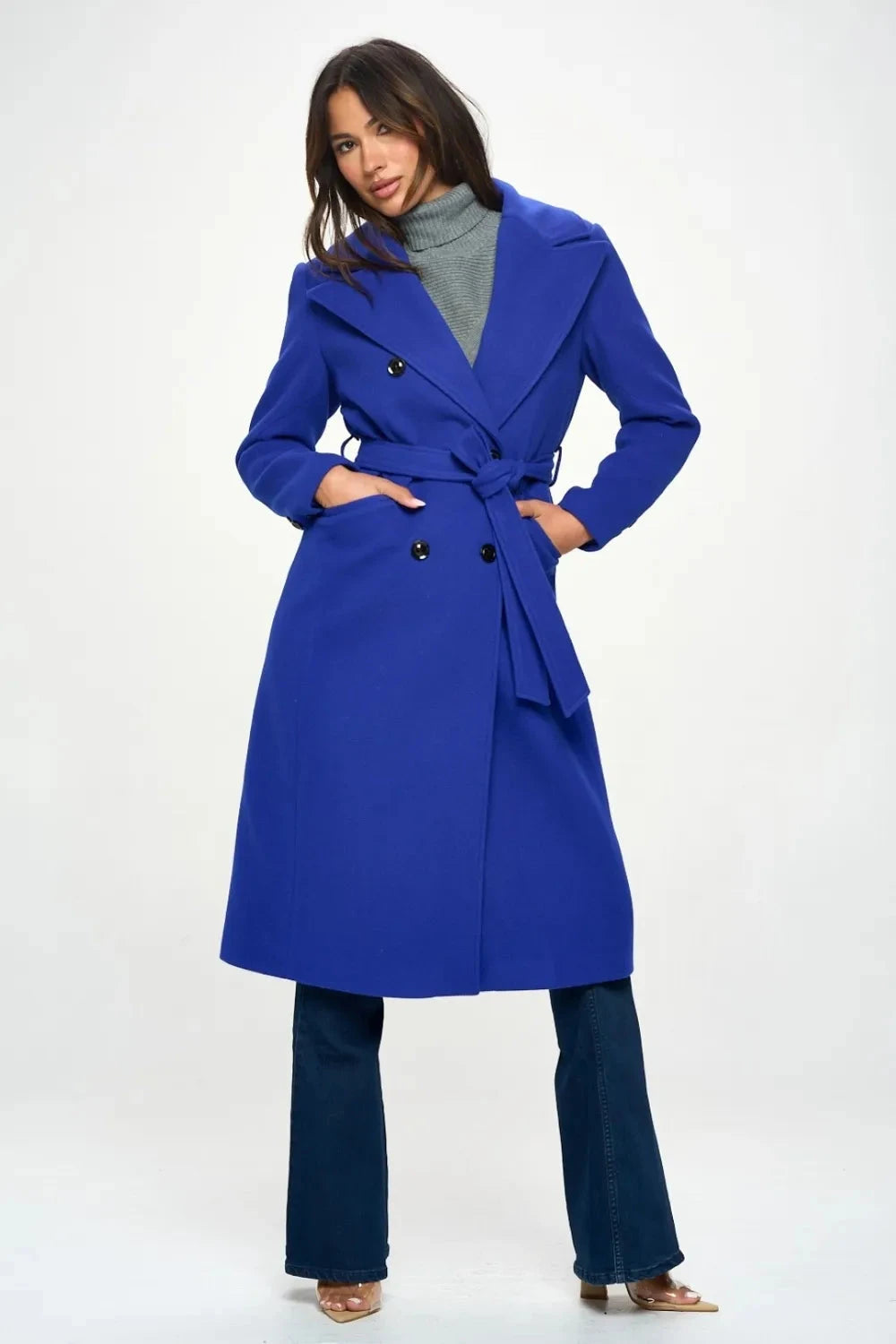 IREP Stealth Wealth Nikitta Double-Breasted Longline Coat Jacket iRepBrand