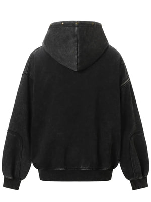IREP Stealth Wealth Nogar Studded Zip Up Hoodie Hoodie iRepBrand