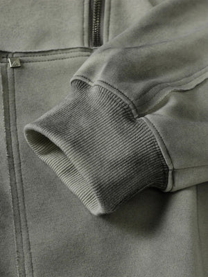 IREP Stealth Wealth Nogar Studded Zip Up Hoodie Hoodie iRepBrand
