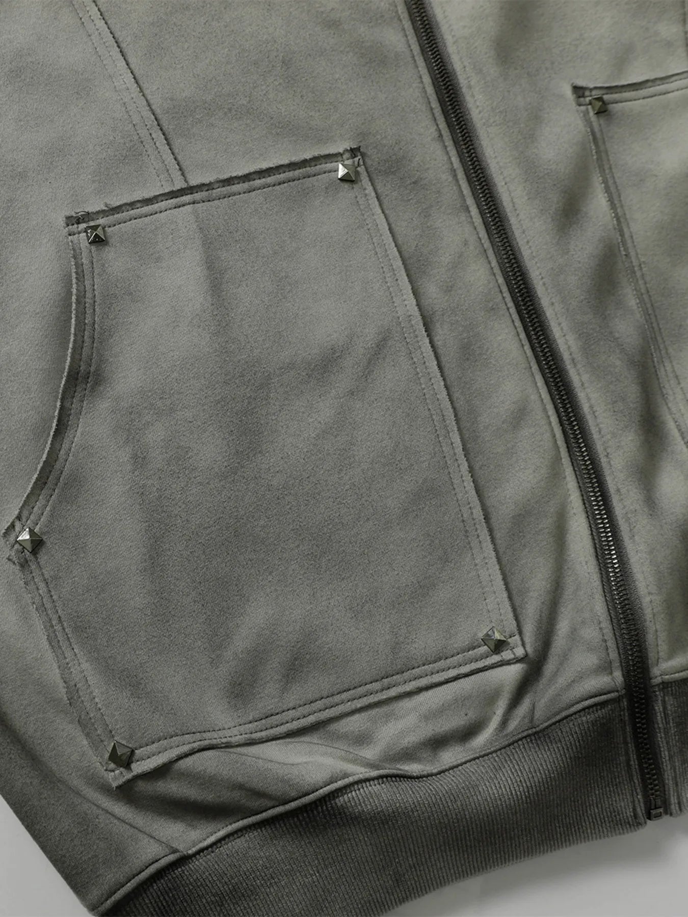 IREP Stealth Wealth Nogar Studded Zip Up Hoodie Hoodie iRepBrand