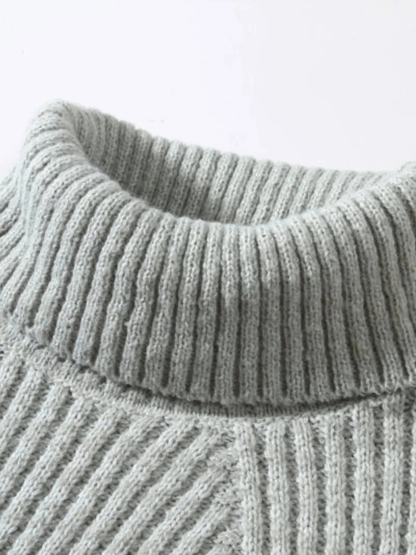 IREP Stealth Wealth Ochalar Ribbed Turtleneck Long Sleeve Sweater Sweater iRepBrand