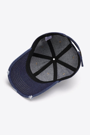 IREP Stealth Wealth Olley Distressed Adjustable Baseball Cap Trendsi 