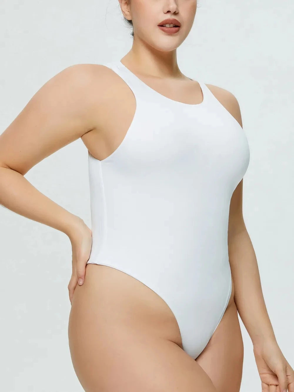 IREP Stealth Wealth Osian Round Neck Wide Strap Bodysuit Top iRepBrand