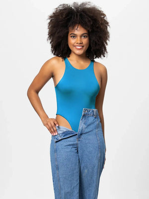 IREP Stealth Wealth Osian Round Neck Wide Strap Bodysuit Top iRepBrand