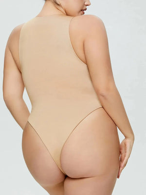 IREP Stealth Wealth Osian Round Neck Wide Strap Bodysuit Top iRepBrand