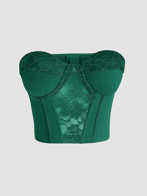 IREP Stealth Wealth Paragon Sweetheart Laced Detailed Neck Bustier  iRepBrand