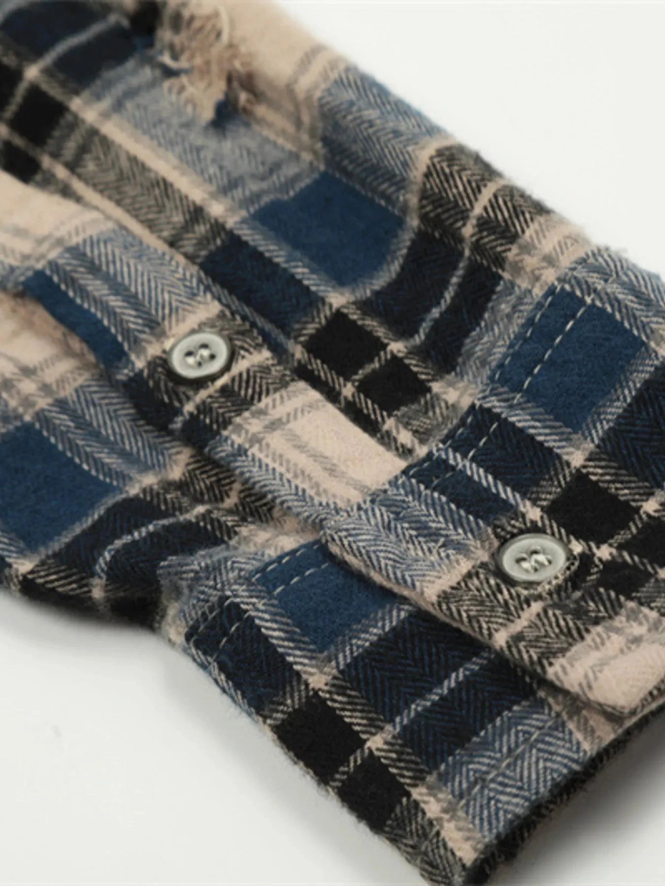 IREP Stealth Wealth Ramirez Plaid Raw Hem Shirt Shirt iRepBrand