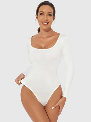 IREP Stealth Wealth Rasmus Scoop Neck Long Sleeve Bodysuit Top iRepBrand