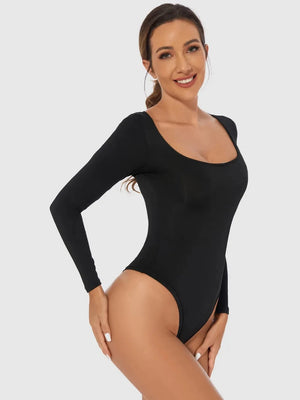 IREP Stealth Wealth Rasmus Scoop Neck Long Sleeve Bodysuit Top iRepBrand