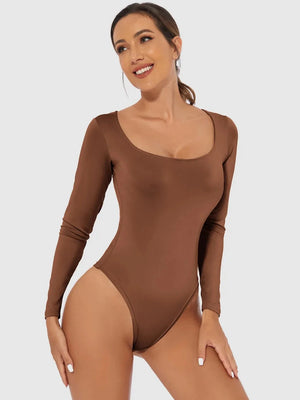 IREP Stealth Wealth Rasmus Scoop Neck Long Sleeve Bodysuit Top iRepBrand