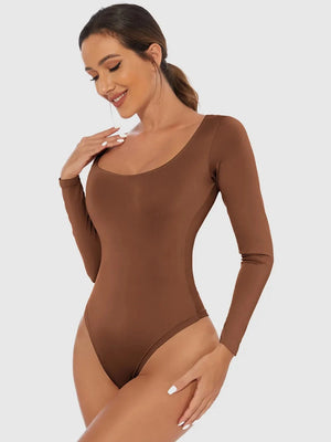 IREP Stealth Wealth Rasmus Scoop Neck Long Sleeve Bodysuit Top iRepBrand