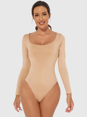 IREP Stealth Wealth Rasmus Scoop Neck Long Sleeve Bodysuit Top iRepBrand
