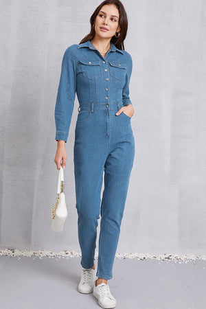 IREP Stealth Wealth Rebecca Denim Jumpsuit  iRepBrand