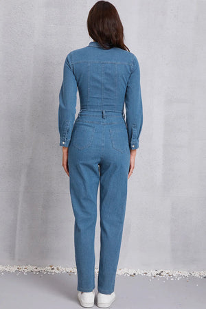 IREP Stealth Wealth Rebecca Denim Jumpsuit  iRepBrand