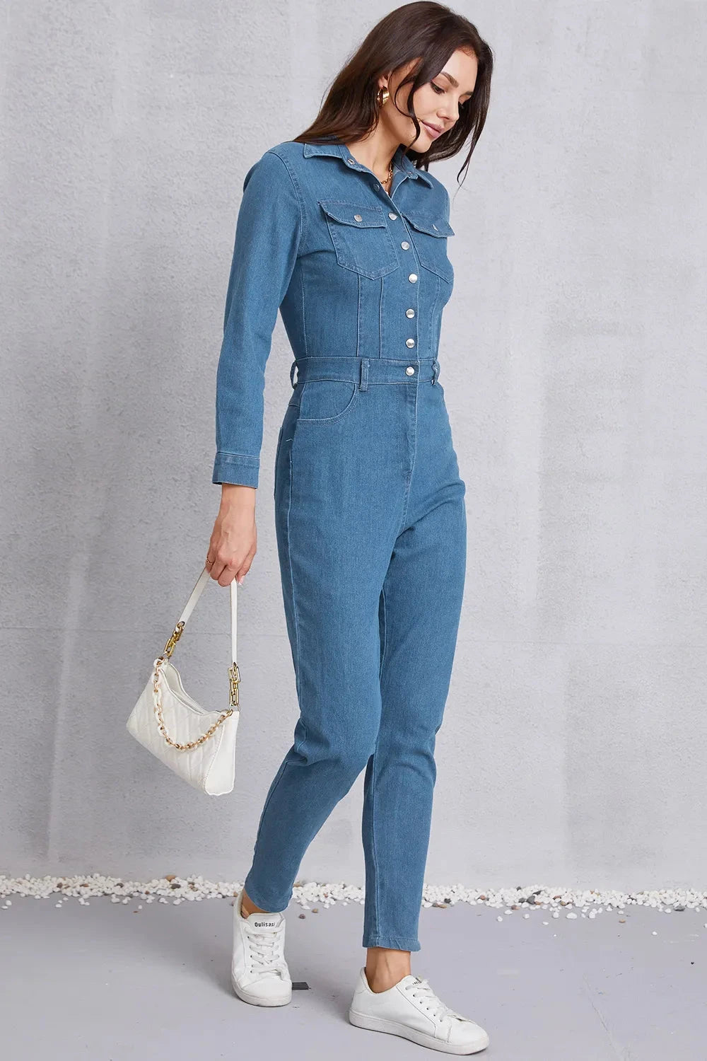 IREP Stealth Wealth Rebecca Denim Jumpsuit  iRepBrand
