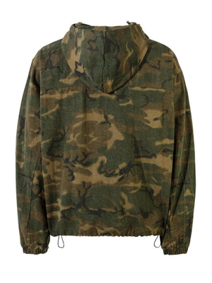 IREP Stealth Wealth Rozner Camouflage Zip Up Hooded Windbreaker Jacket Jacket iRepBrand