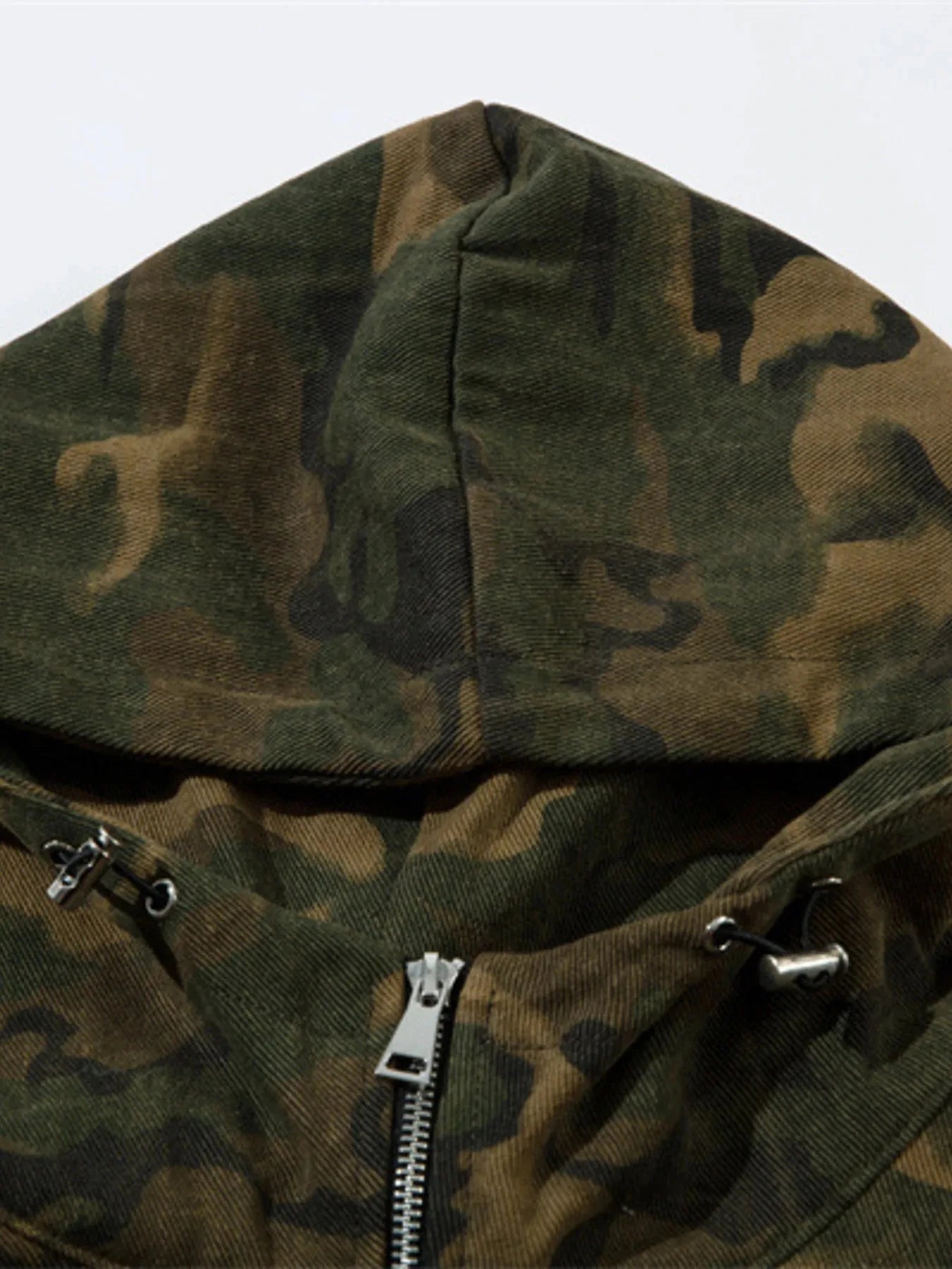 IREP Stealth Wealth Rozner Camouflage Zip Up Hooded Windbreaker Jacket Jacket iRepBrand