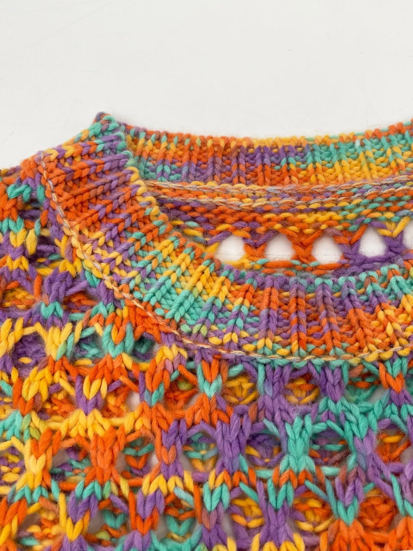 IREP Stealth Wealth Rubicon Rainbow Crochet Cropped Sweater Crop Top iRepBrand