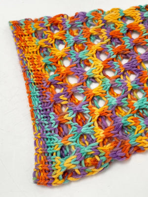 IREP Stealth Wealth Rubicon Rainbow Crochet Cropped Sweater Crop Top iRepBrand