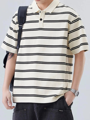 IREP Stealth Wealth Saanvi Striped Polo Shirt T-Shirt iRepBrand