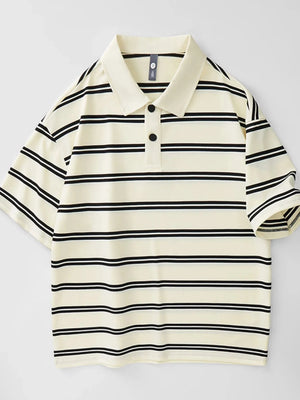 IREP Stealth Wealth Saanvi Striped Polo Shirt T-Shirt iRepBrand