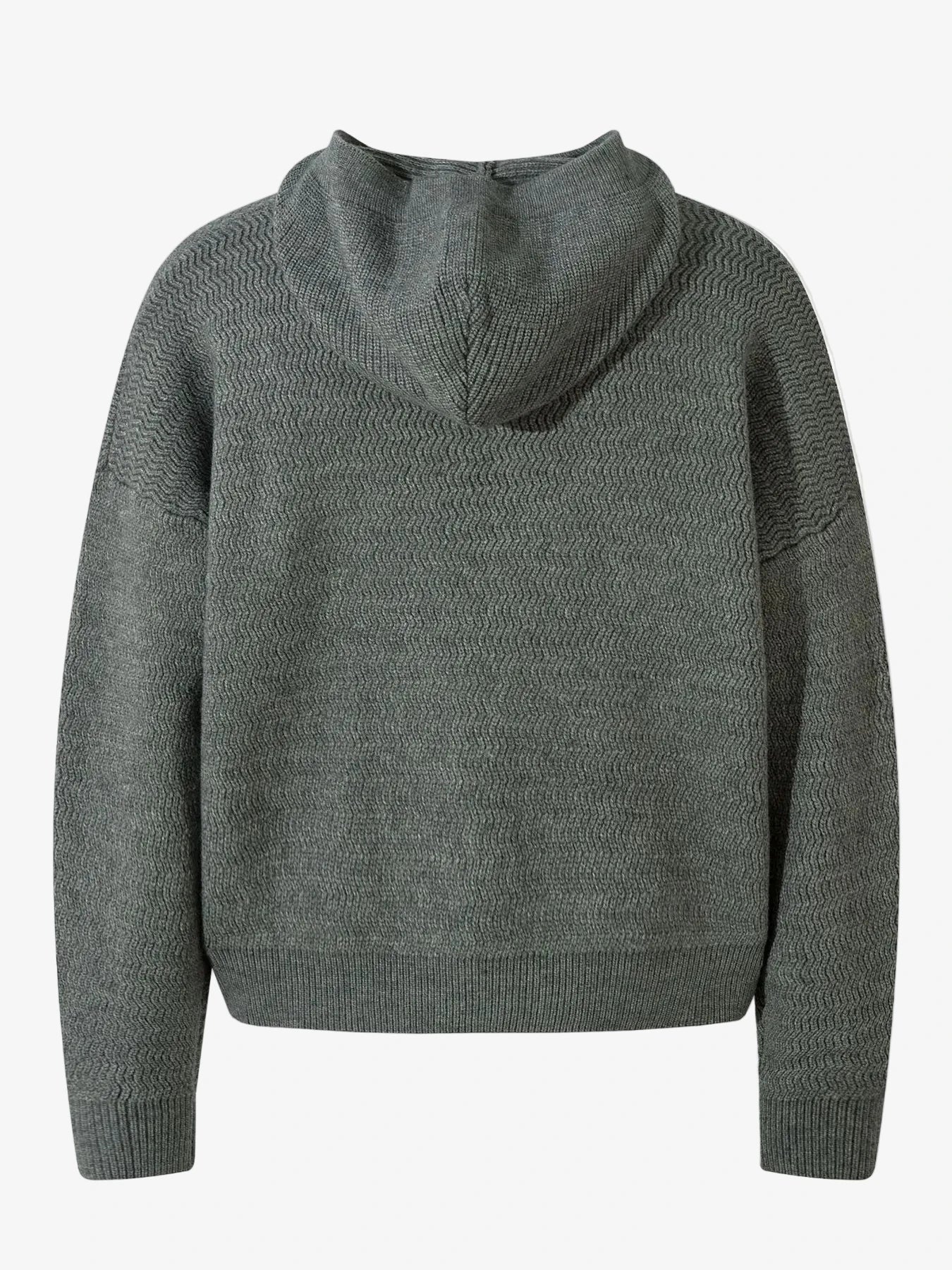 IREP Stealth Wealth Sammie Textured Knit Zip-Up Hooded Cardigan Hoodie iRepBrand