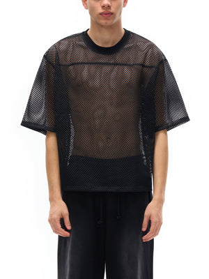 IREP Stealth Wealth See-through Boxy Net T-Shirt  iRepBrand