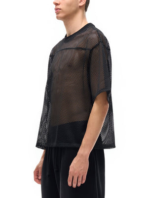 IREP Stealth Wealth See-through Boxy Net T-Shirt  iRepBrand