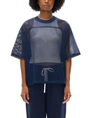 IREP Stealth Wealth See-through Boxy Net T-Shirt  iRepBrand