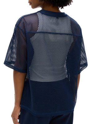 IREP Stealth Wealth See-through Boxy Net T-Shirt  iRepBrand