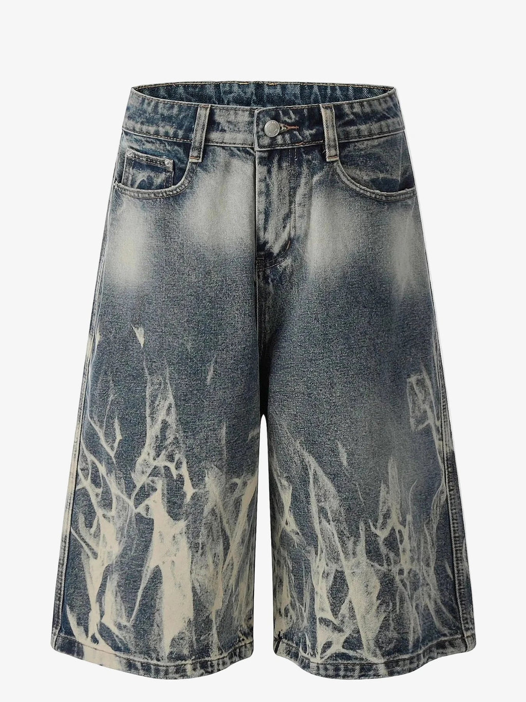 IREP Stealth Wealth Seiba Acid Wash Denim Shorts Shorts iRepBrand