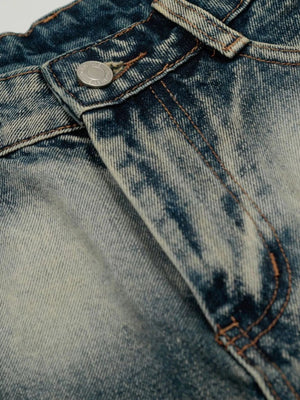 IREP Stealth Wealth Seiba Acid Wash Denim Shorts Shorts iRepBrand