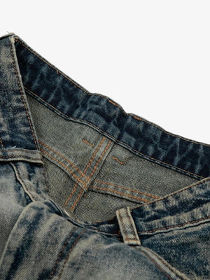 IREP Stealth Wealth Seiba Acid Wash Denim Shorts Shorts iRepBrand