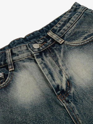 IREP Stealth Wealth Seiba Acid Wash Denim Shorts Shorts iRepBrand
