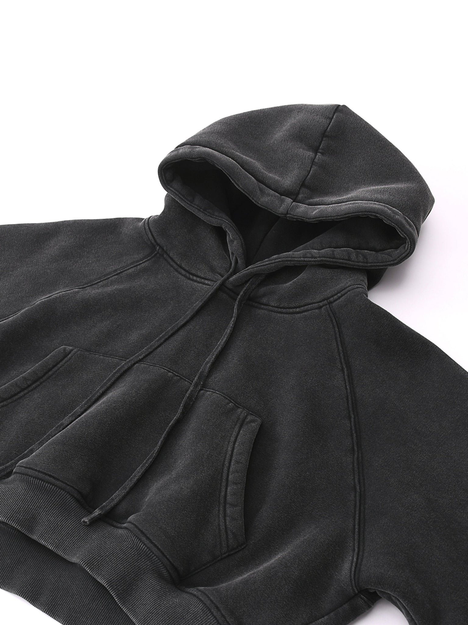 IREP Stealth Wealth Snow Washed Cropped Hoodie  iRepBrand