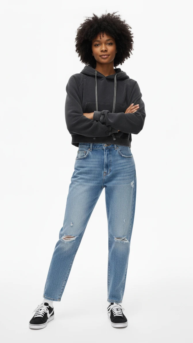 IREP Stealth Wealth Snow Washed Cropped Hoodie  iRepBrand