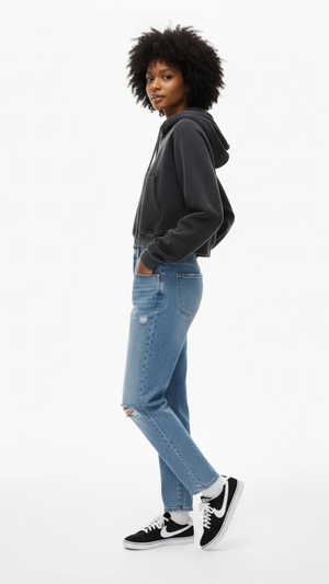 IREP Stealth Wealth Snow Washed Cropped Hoodie  iRepBrand