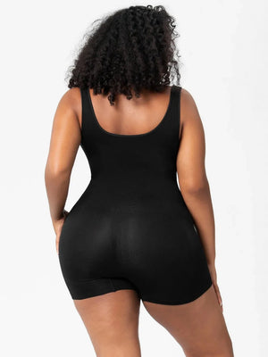 IREP Stealth Wealth Tavi Scoop Neck Wide Strap Shaping Romper Bodysuit Top iRepBrand