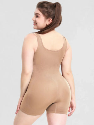 IREP Stealth Wealth Tavi Scoop Neck Wide Strap Shaping Romper Bodysuit Top iRepBrand