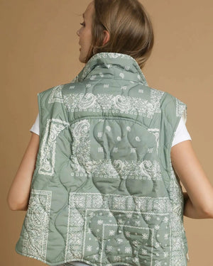 IREP Stealth Wealth Taylor Olive Bandana Vest Jacket iRepBrand