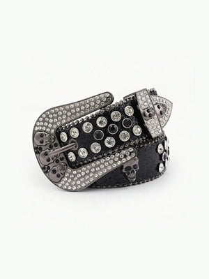 IREP Stealth Wealth Terrorize Leather Skull Belt Belt iRepBrand