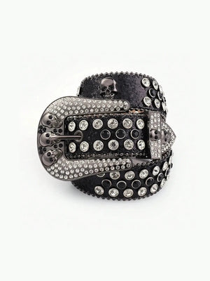 IREP Stealth Wealth Terrorize Leather Skull Belt Belt iRepBrand