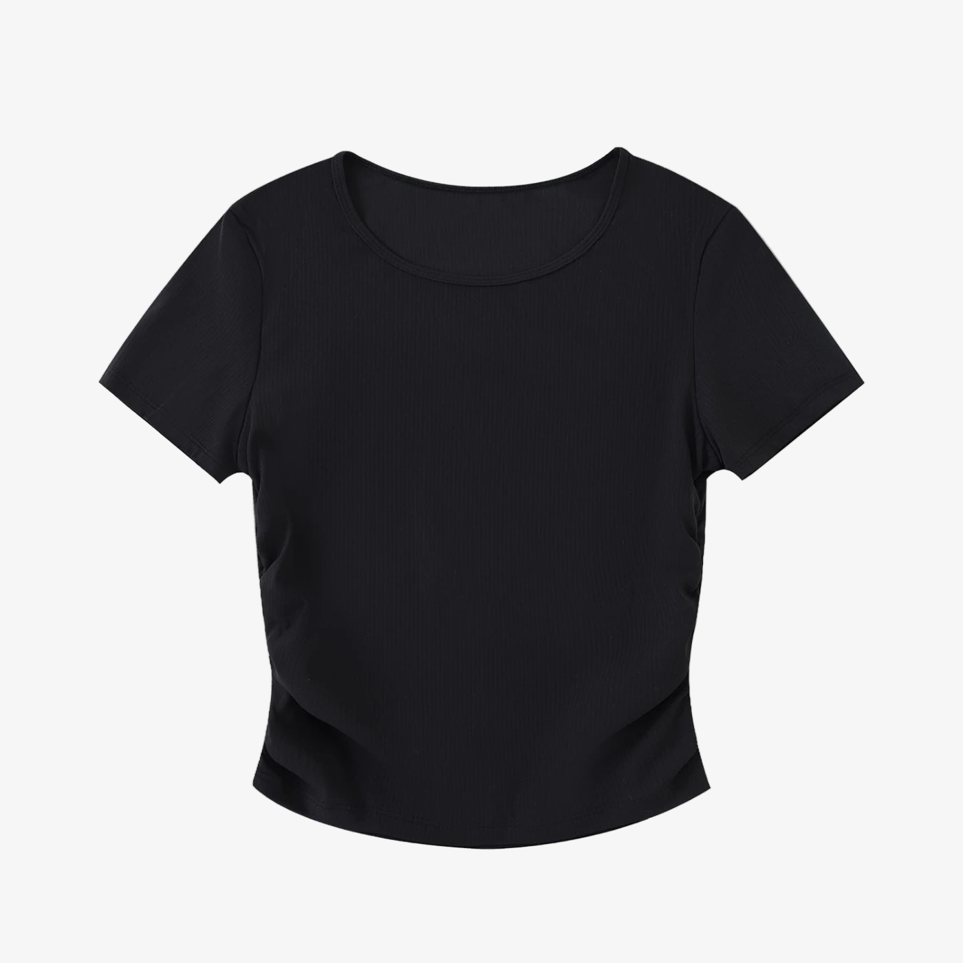 IREP Stealth Wealth Totten Ruched Bodycon Crop Top  iRepBrand