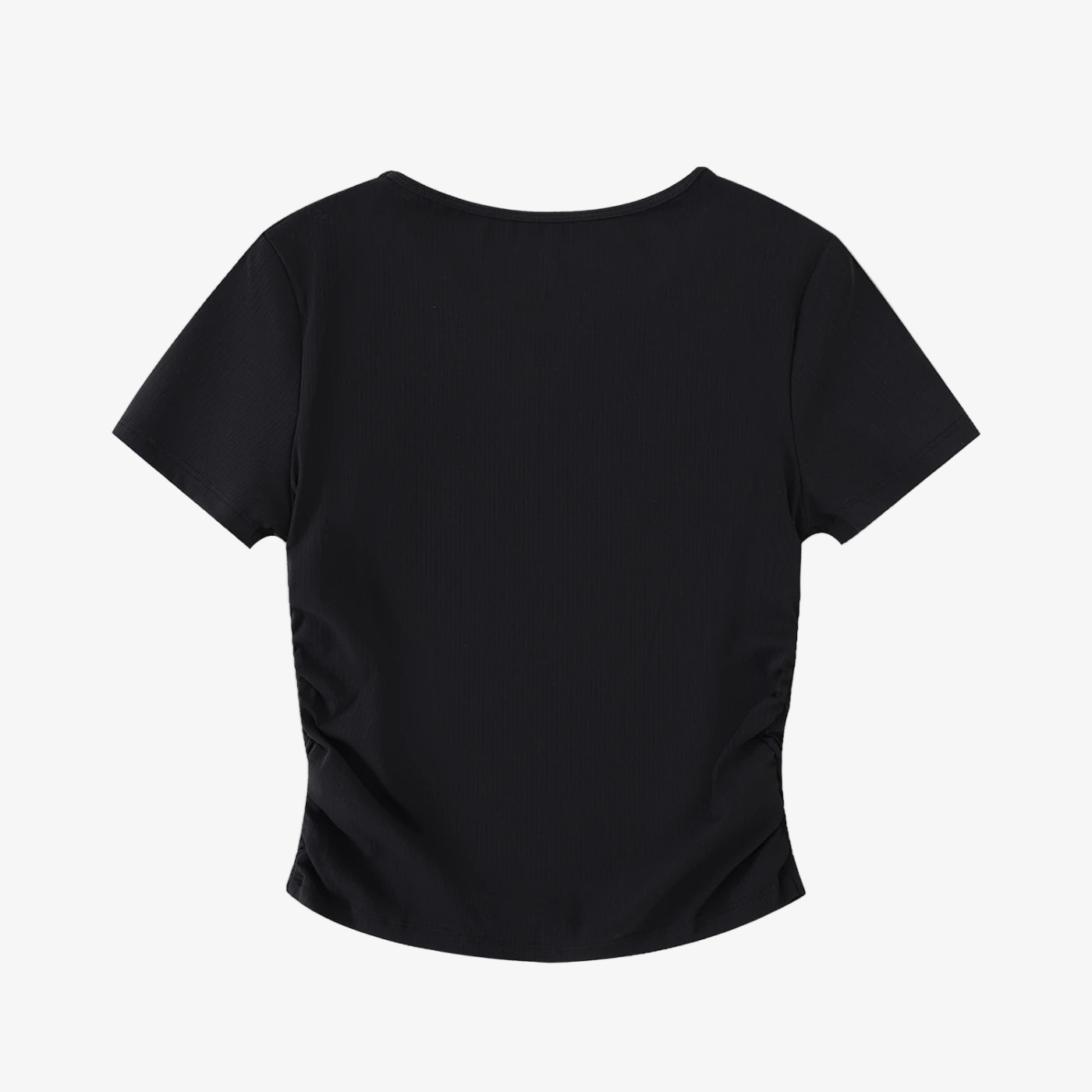 IREP Stealth Wealth Totten Ruched Bodycon Crop Top  iRepBrand