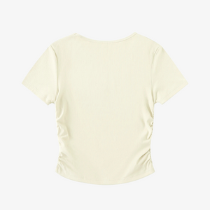 IREP Stealth Wealth Totten Ruched Bodycon Crop Top  iRepBrand