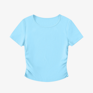 IREP Stealth Wealth Totten Ruched Bodycon Crop Top  iRepBrand