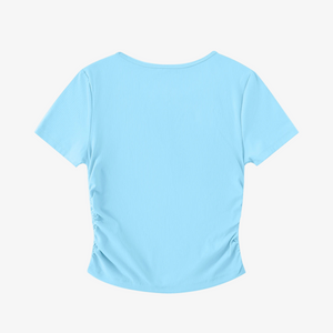 IREP Stealth Wealth Totten Ruched Bodycon Crop Top  iRepBrand